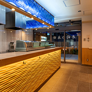 天満／立ち飲み寿司の内装